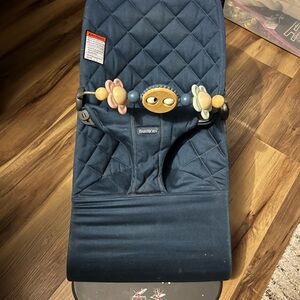 BabyBjorn Bouncer Balance Soft with Toy Bar - Navy